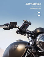 Handlebar Phone Mount with 360-Degree Ball Joint and Four-Corner Grip All Vera Mart