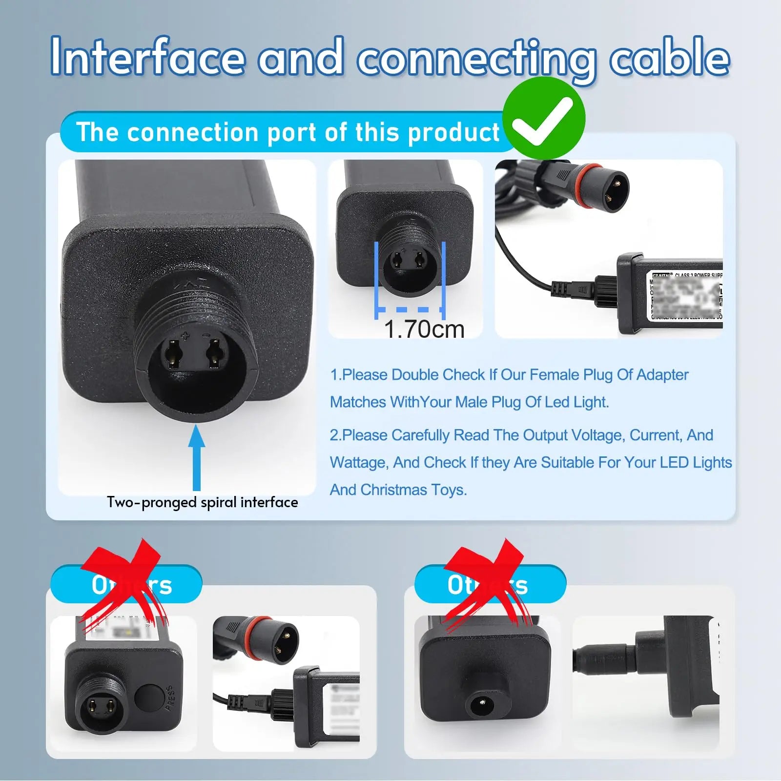 4.5V DC Power Adapter with 1.5A Output and Low-Profile Black Housing, Indoor Use All Vera Mart