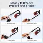 Portable Fishing Line Spooler with Spring Loaded Tension and Dual Reel Modes All Vera Mart