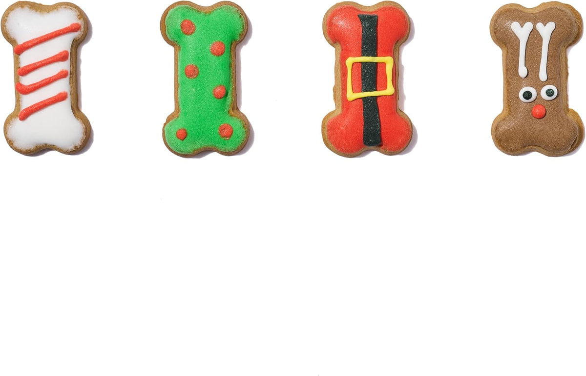 Advent Calendar for Dogs with 24 Gingerbread Bone Biscuits and Festive Designs All Vera Mart