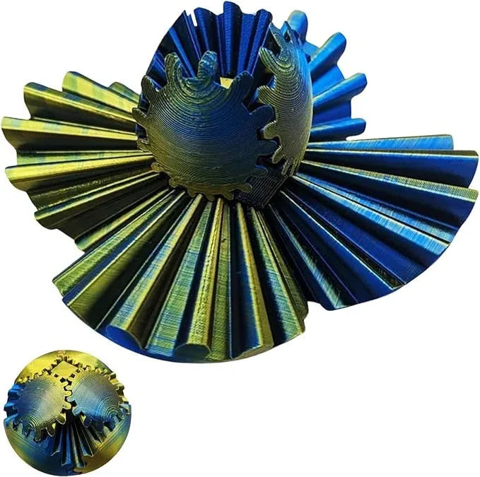 Rotating Fidget Gear Ball with Interlocking Gears and Smooth Motion All Vera Mart