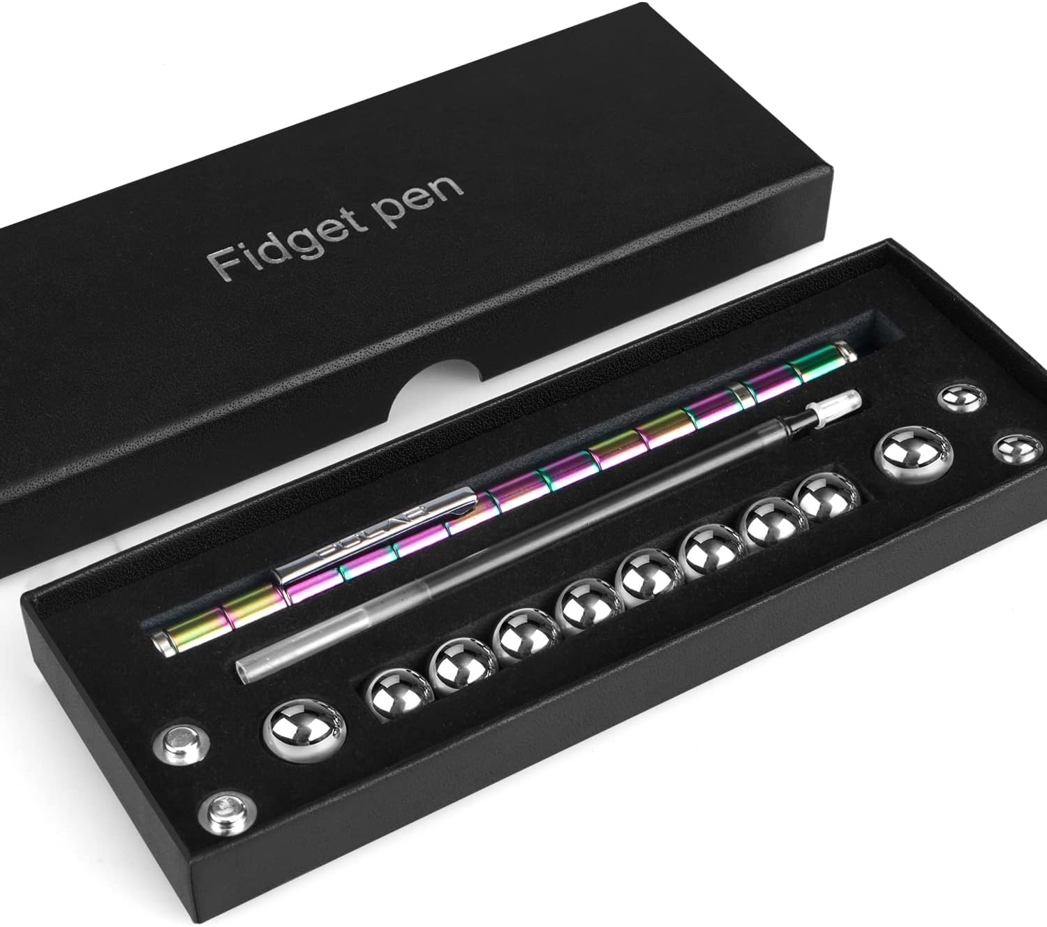 Magnetic Fidget Pen with Steel Balls and Touchscreen Tips All Vera Mart