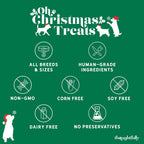 Advent Calendar for Dogs with 24 Gingerbread Bone Biscuits and Festive Designs All Vera Mart