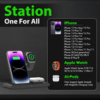 Wireless Charging Stand with Adjustable Phone Holder and LED Status Indicators All Vera Mart