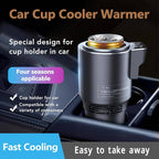 Thermoelectric Car Cup Holder with Dual Temperature Control and LED Display All Vera Mart