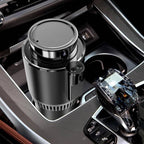 Thermoelectric Car Cup Holder with Dual Temperature Control and LED Display All Vera Mart