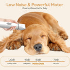 Cordless Dog Clipper with Titanium Ceramic Blades and Four Interchangeable Heads All Vera Mart