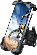 Handlebar Phone Mount with 360-Degree Ball Joint and Four-Corner Grip All Vera Mart