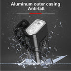 Bicycle Light Set with 1000 Lumen Front Beam and Rear Alert Light All Vera Mart