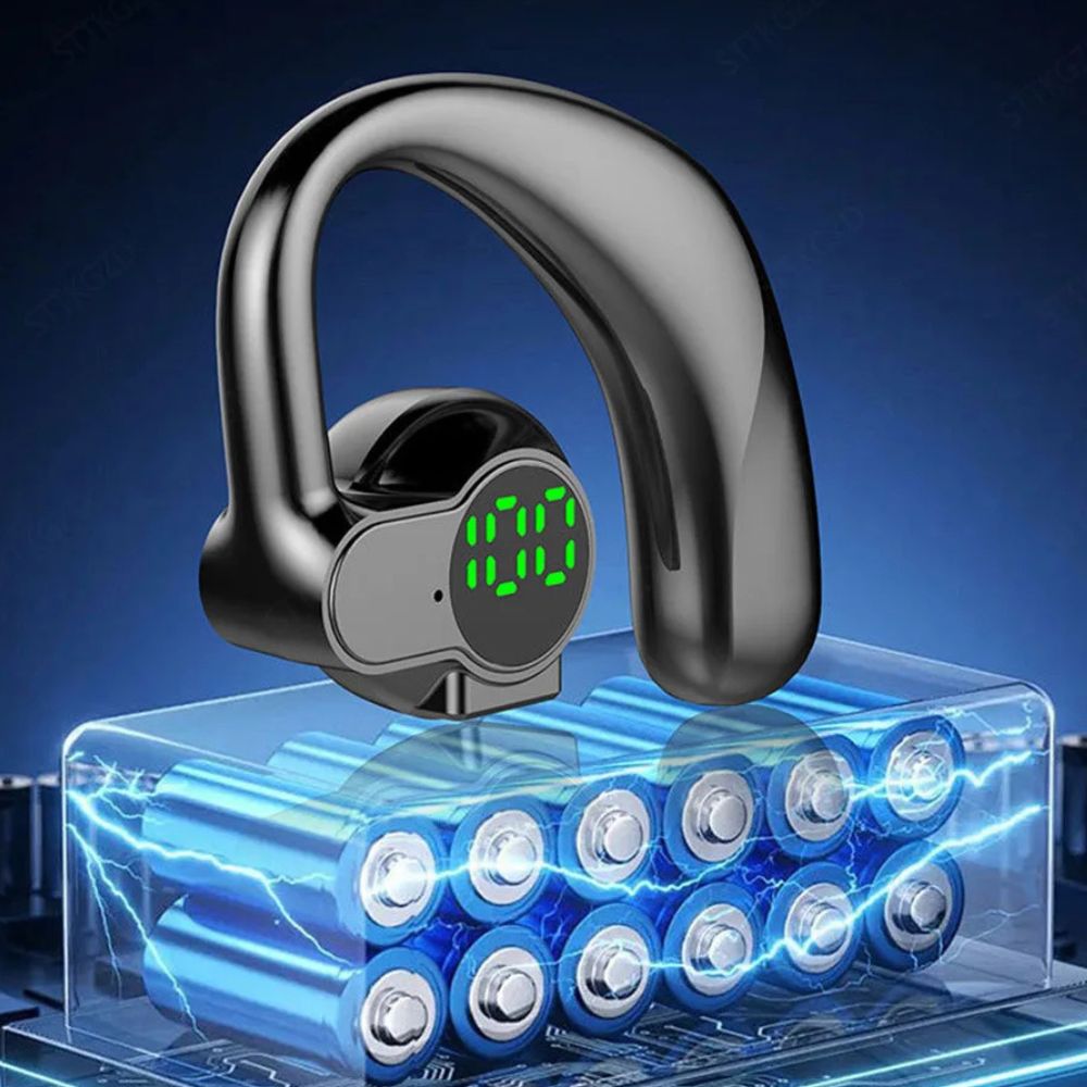 Open Ear Air Conduction Earbuds with Rotating Hooks and 20-Hour Battery All Vera Mart