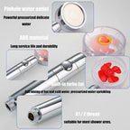 High-Pressure Shower Head with 260 Nozzles and 360-Degree Rotation All Vera Mart