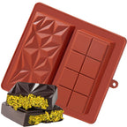Silicone Chocolate Bar Mold with Deep Cavity Design and Nonstick Release All Vera Mart