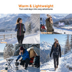 Women's Heated Vest with 6 Heating Zones and 3 Temperature Levels, Machine Washable All Vera Mart