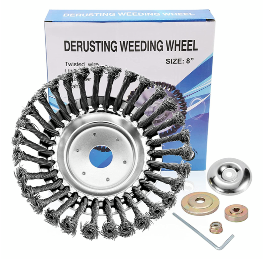 Carbon Steel Trimmer Head with 360 Degree Braided Blades for Standard Trimmers All Vera Mart