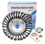 Carbon Steel Trimmer Head with 360 Degree Braided Blades for Standard Trimmers All Vera Mart