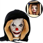 Window Peeper Halloween Decoration with Latex Face and Suction Cups, 21.65in Tall All Vera Mart