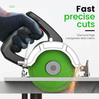 Diamond Cutting Disc for Glass and Tile with Wet and Dry Capability All Vera Mart