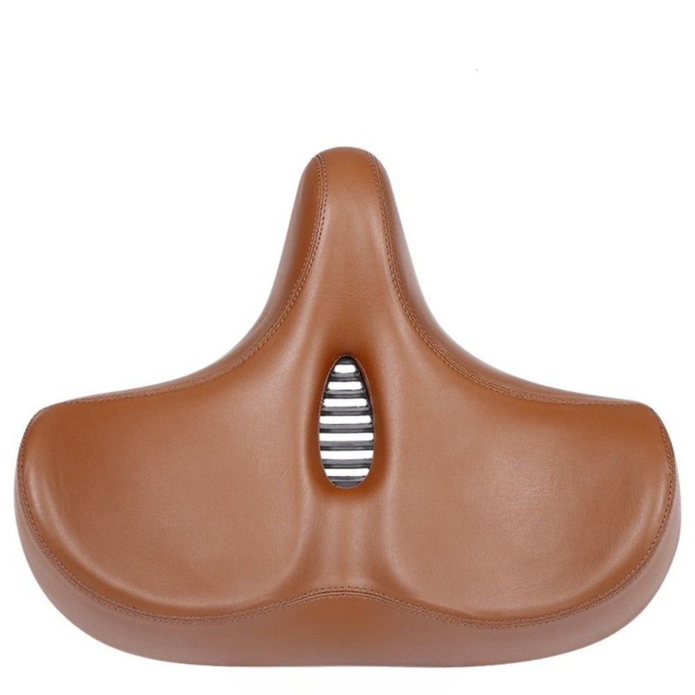 Oversized Bike Saddle with Dual Spring Suspension and Ventilation Channels All Vera Mart