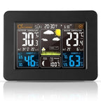 Weather Station with Wireless Outdoor Sensor and Atomic Time Sync, Color Display All Vera Mart