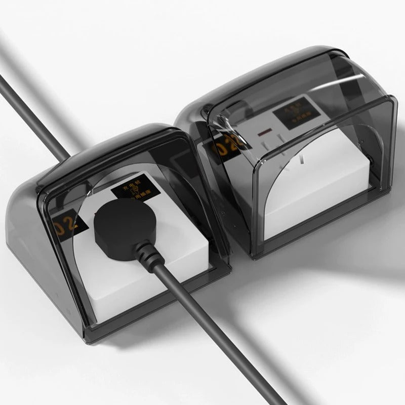 Weatherproof 86 Socket Outlet Cover with Impact Resistant Plastic and Debris Blocking Design All Vera Mart