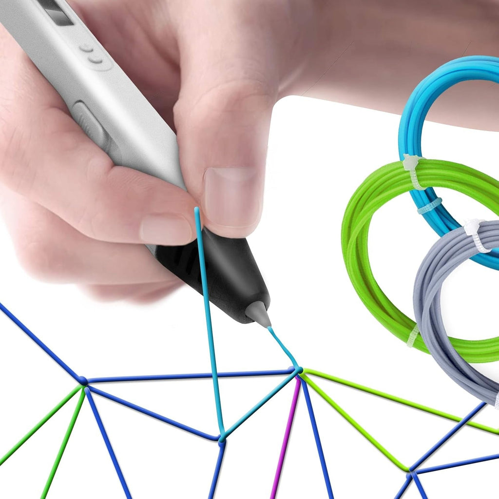 Handheld 3D Drawing Pen with Adjustable Speed and Dual Filament Support All Vera Mart