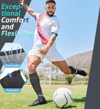 Shin Guard Sleeve with Honeycomb Foam Padding and Silicone Grip, Compression Fit All Vera Mart