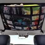 Overhead Cargo Net with Full Length Zipper and Reinforced Webbing for Vehicles All Vera Mart