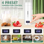 Travel Electric Kettle with Four Temperature Settings and Folding Handle All Vera Mart