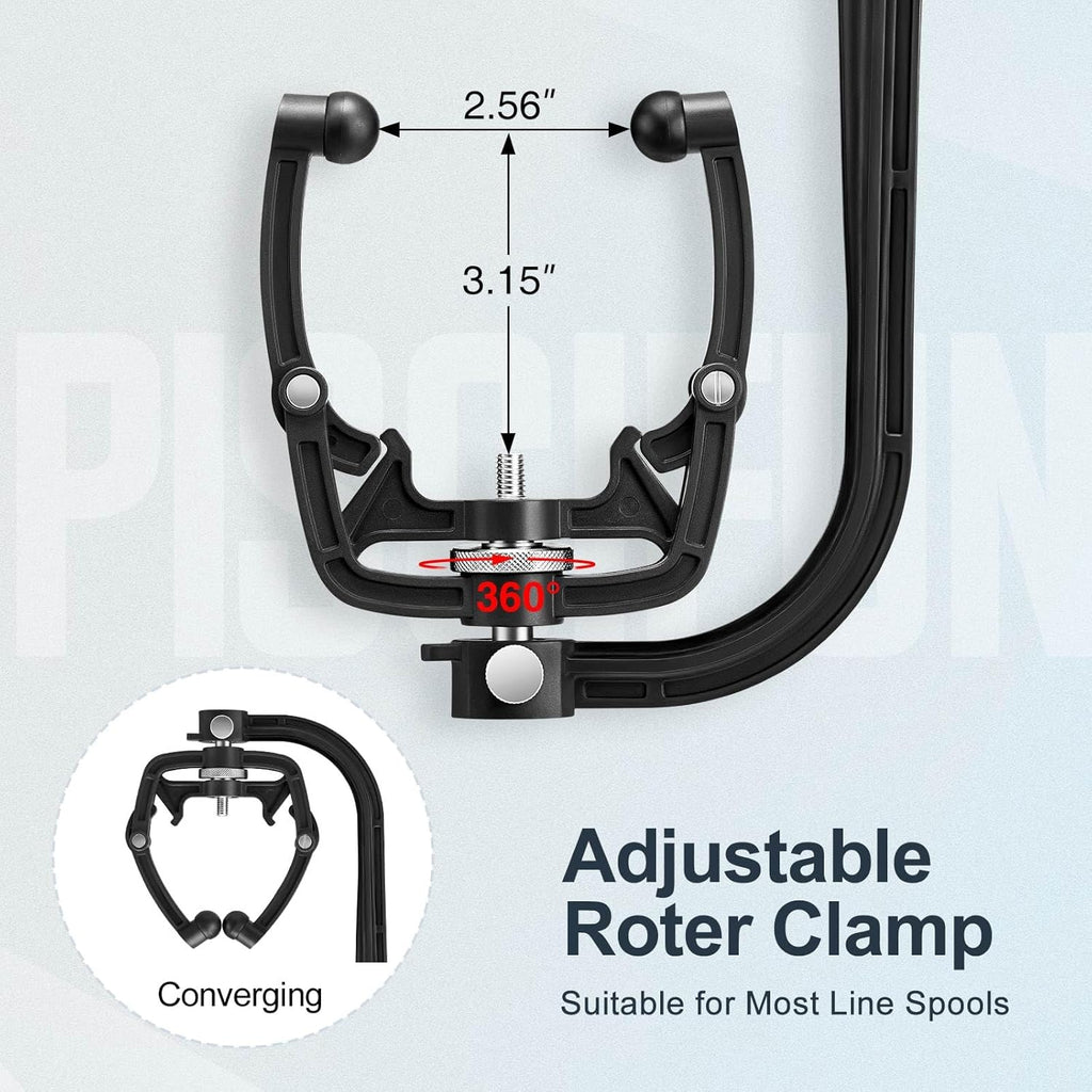 Portable Fishing Line Spooler with Spring Loaded Tension and Dual Reel Modes All Vera Mart