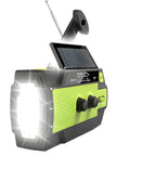 Portable Weather Radio with Hand Crank and Solar Charging, NOAA Alerts All Vera Mart