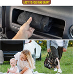 Overhead Cargo Net with Full Length Zipper and Reinforced Webbing for Vehicles All Vera Mart