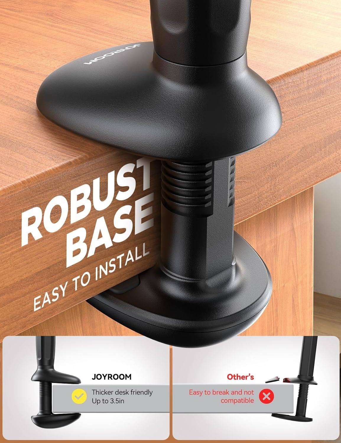 Gooseneck Phone Holder with 720-Degree Rotation and Twist Lock, 39.37in Arm All Vera Mart