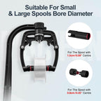 Portable Fishing Line Spooler with Spring Loaded Tension and Dual Reel Modes All Vera Mart