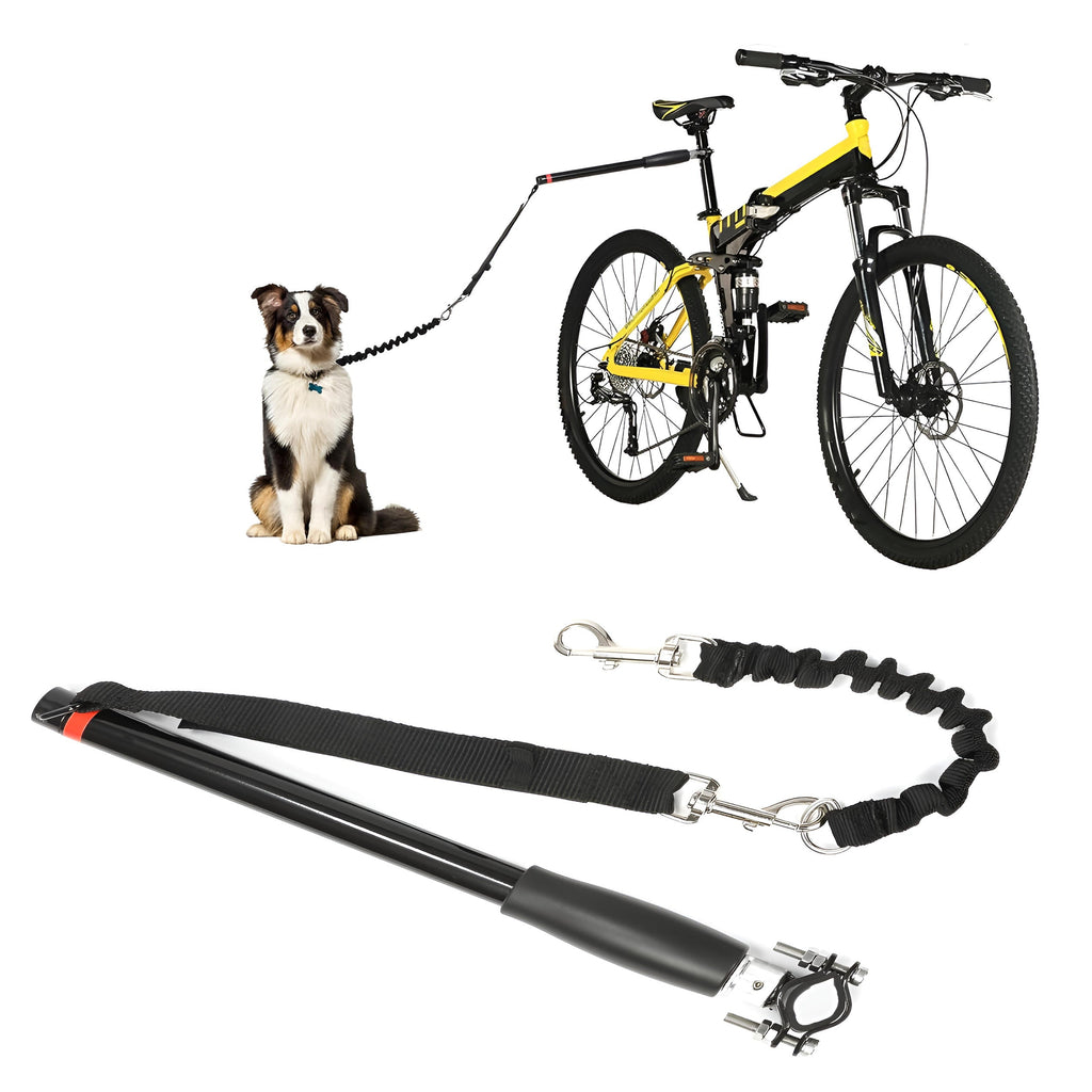 Dog Bike Tow Leash with Quick Release Buckle and Safety Rod All Vera Mart