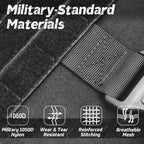 Dog Harness with Dual Leash Attachment and Reinforced Top Handle, MOLLE System All Vera Mart