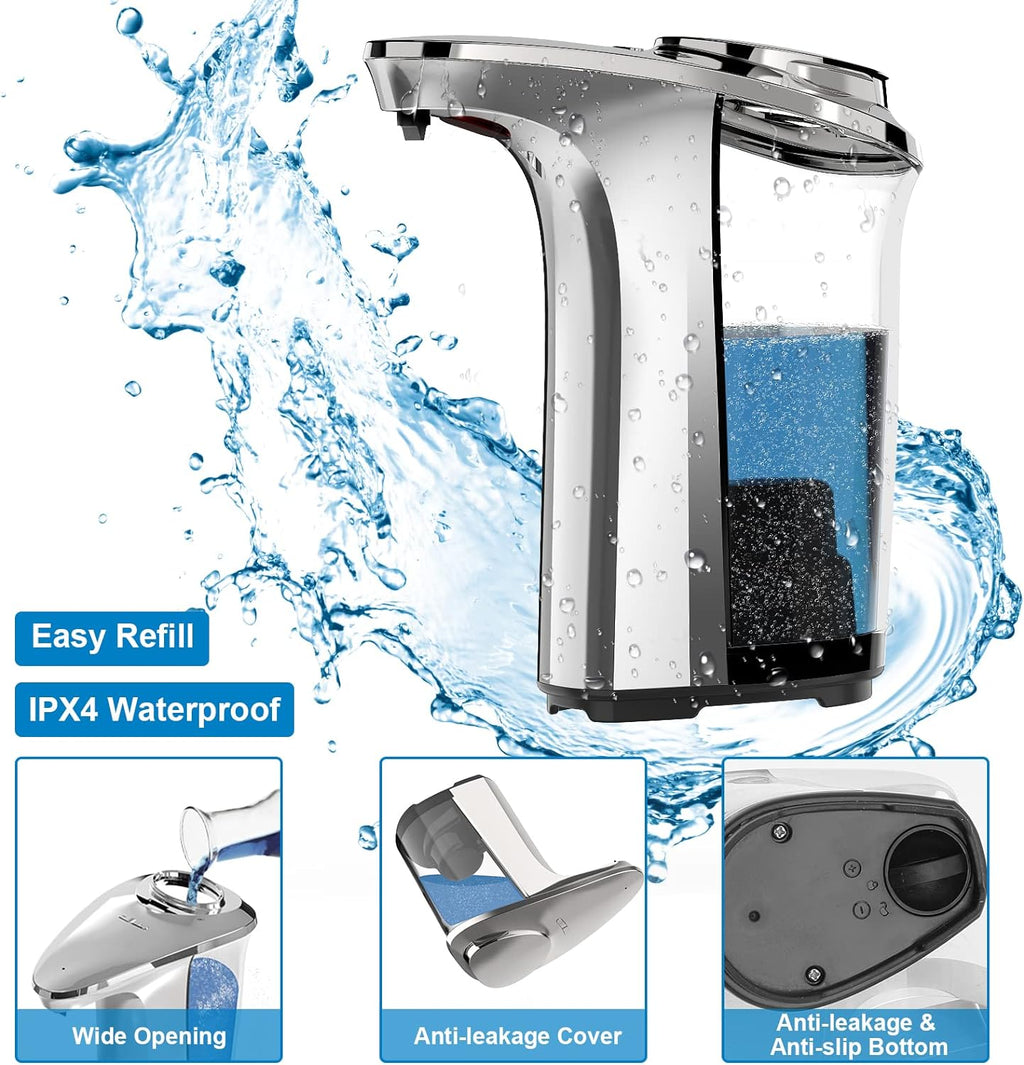 Sensor Activated Soap Dispenser with Adjustable Output and Aluminum Body All Vera Mart