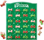 Advent Calendar for Dogs with 24 Gingerbread Bone Biscuits and Festive Designs All Vera Mart