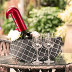 Electric Wine Aerator with Magnetic Aeration and Red Light, Rechargeable One Touch Pourer All Vera Mart