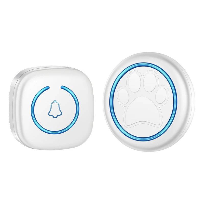 Pet Door Bell System with Touch Sensitive Button and 1000ft Wireless Range All Vera Mart