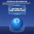 Automatic Rolling Dog Toy with Obstacle Sensor and 60-Minute Battery, Rechargeable All Vera Mart