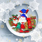 Christmas Gift Bags with Built-In Drawstring and Assorted Sizes, Set of 15 All Vera Mart