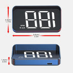 Windshield Projection Speedometer with Dual Satellite Reception and Auto Brightness Control All Vera Mart