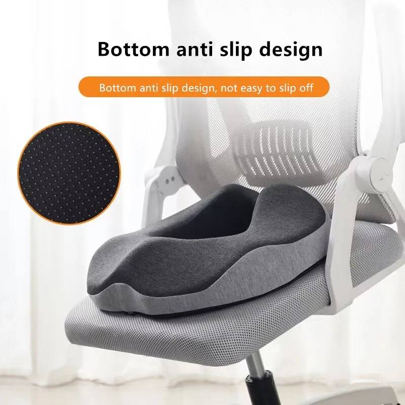 Ergonomic Seat Cushion with Tailbone Cutout and Memory Foam, 5-Zone Hip Support All Vera Mart