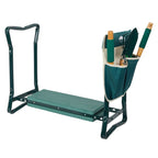 Garden Kneeler and Seat with Foam Cushion and Tool Pouch, 330 lb Capacity All Vera Mart