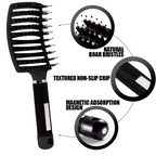 Flexible Bristle Detangler Brush for All Hair Types with Ergonomic Grip All Vera Mart