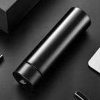 Smart Thermos Bottle with Touch Activated LED Temperature Display, 500ml All Vera Mart