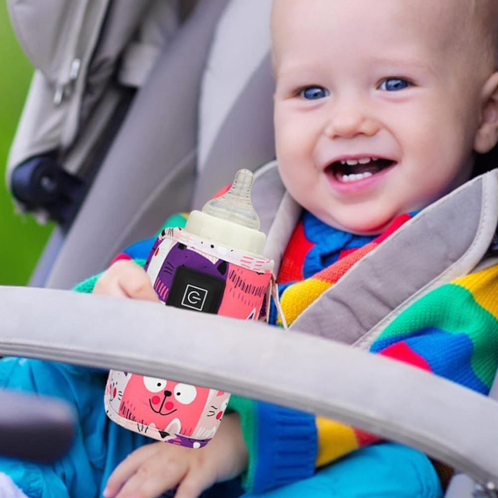 Bottle Warmer with USB Power and Adjustable Heat Control for On-the-Go Feeding All Vera Mart