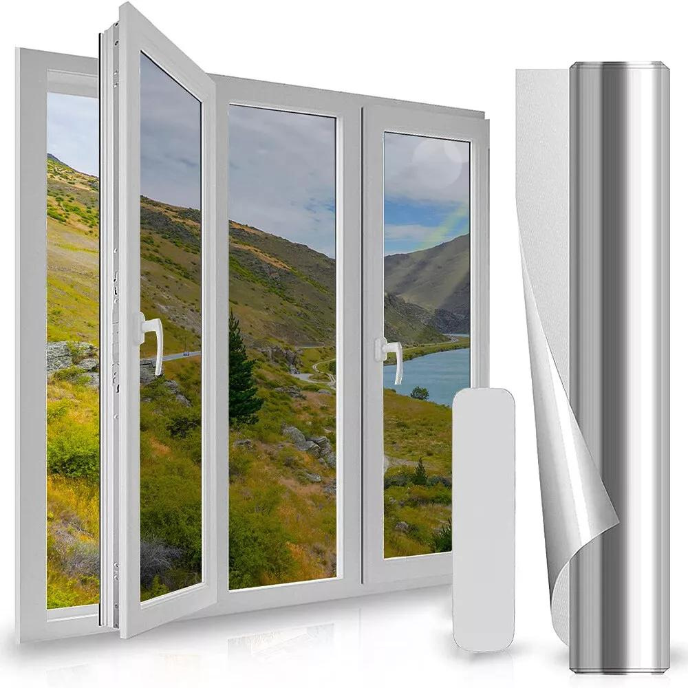 Window Film with Static Cling Application and Solar Heat Rejection, 15.7 x 39.4 Inches All Vera Mart