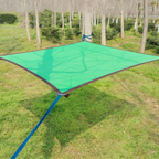 UV Blocking Patio Shade Sail with Breathable Mesh Weave and Metal Grommets All Vera Mart