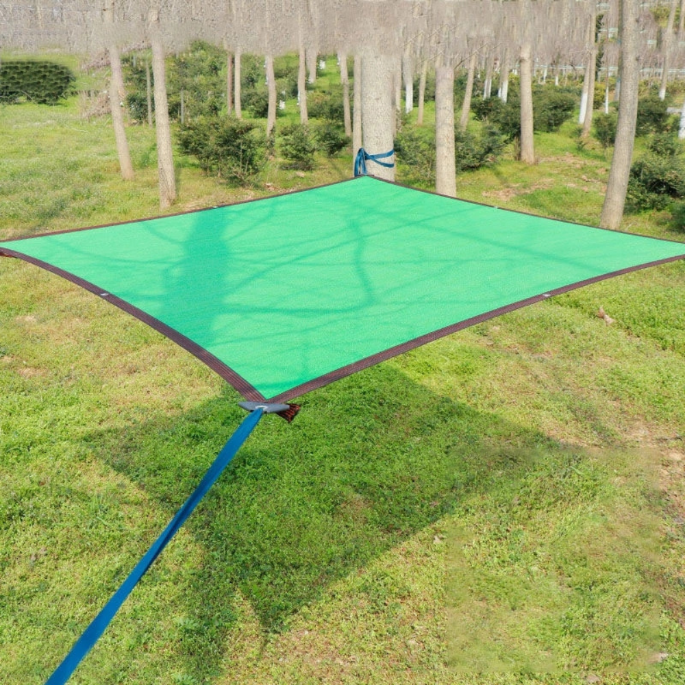 UV Blocking Patio Shade Sail with Breathable Mesh Weave and Metal Grommets All Vera Mart